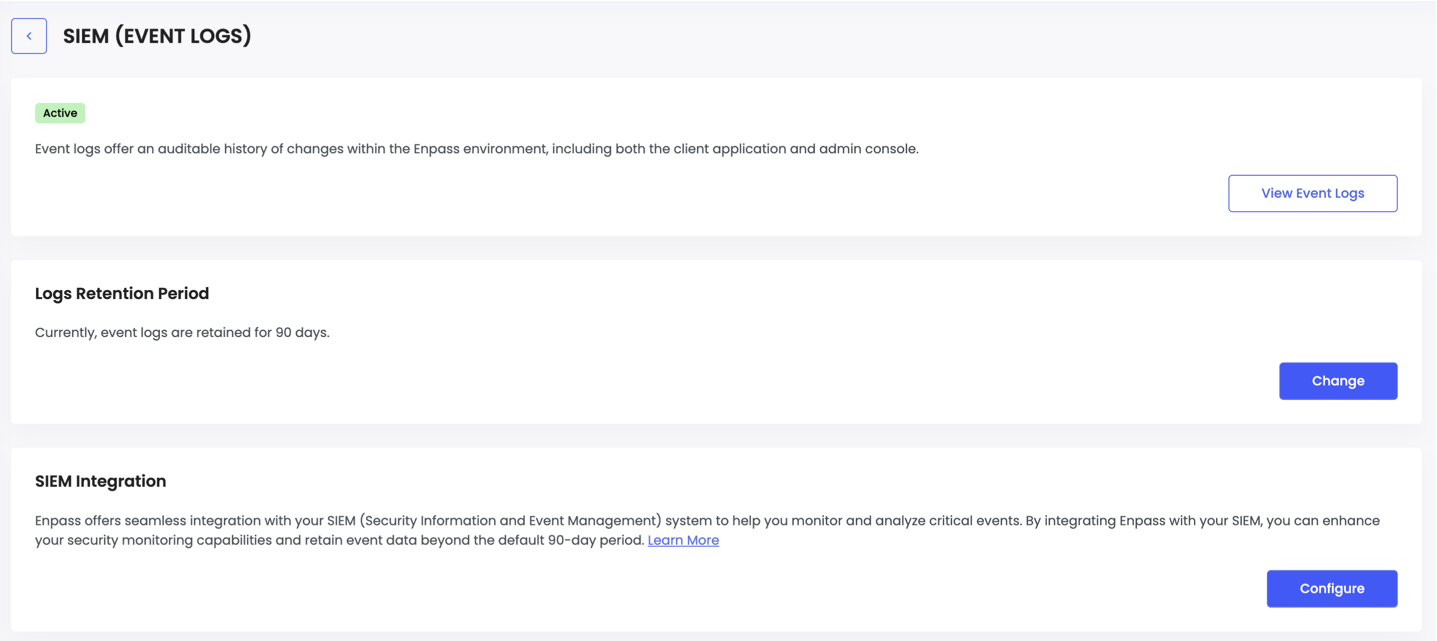 Others Configuration